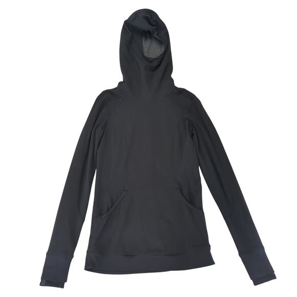 Lululemon Black Hoodie‎ Sweatshirt Pullover Women's Size 6 - Picture 1 of 6